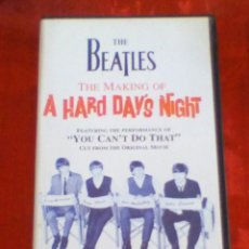 Vídeos y DVD Musicales: CINTA VHS (THE BEATLES... THE MAKING OF, A HARD DAY´S NIGHT), VER OTRA FOTO.