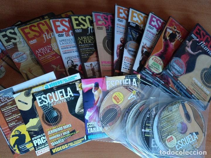 Video e DVD Musicali: ESCUELA DE FLAMENCO 11 DVDS + 13 CDS