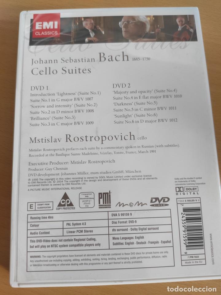 V&iacute;deos y DVD musicales: Rostropovich Bach cello suites - Foto 2
