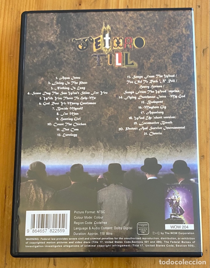 V&iacute;deos y DVD musicales: Jethro Tull .Bethlehem , PA 9 August 2003 - Foto 2