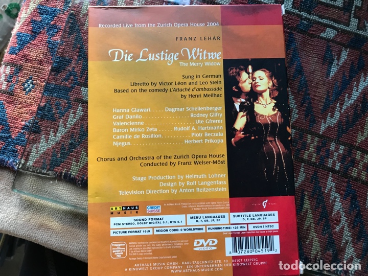 V&iacute;deos y DVD musicales: Die lustige witwe - Foto 2