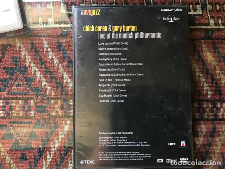 V&iacute;deos y DVD musicales: Chick Corea & Gary Burton - Foto 2