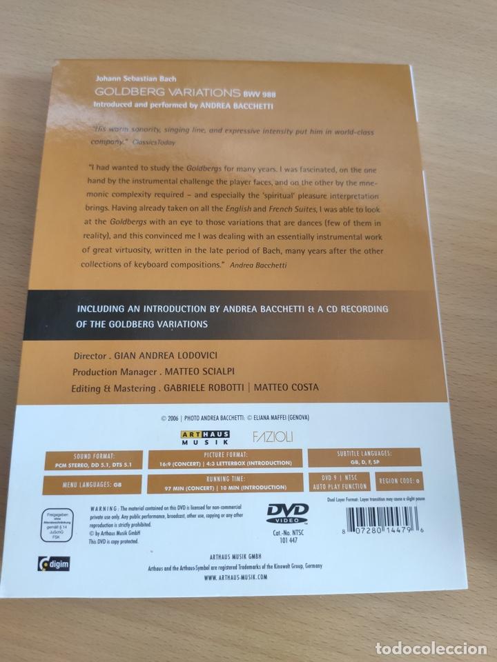 V&iacute;deos y DVD musicales: BACH Goldberg Variations by ANDREA BACCHETTI - Foto 2