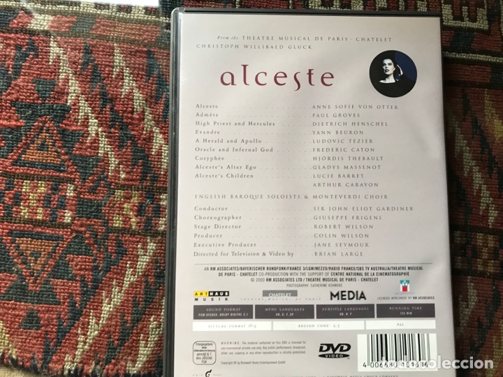 V&iacute;deos y DVD musicales: Gluck. Alceste - Foto 2