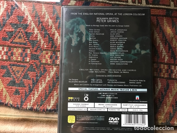 V&iacute;deos y DVD musicales: Britten. Peter Grimes - Foto 2