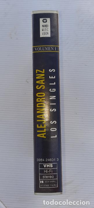 V&iacute;deos y DVD musicales: ALEJANDRO SANZ,LOS SINGLES,VHS - Foto 2