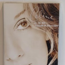 Vídeos y DVD Musicales: CELINE DION / ALL THE WAY-A DECADE OF SONG & VIDEO / DVD - SONY MUSIC / IMPECABLE.