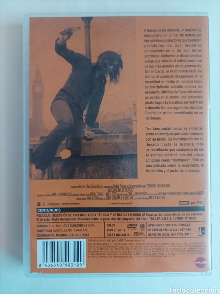 V&iacute;deos y DVD musicales: Searching for Sugar man. DVD - Foto 4
