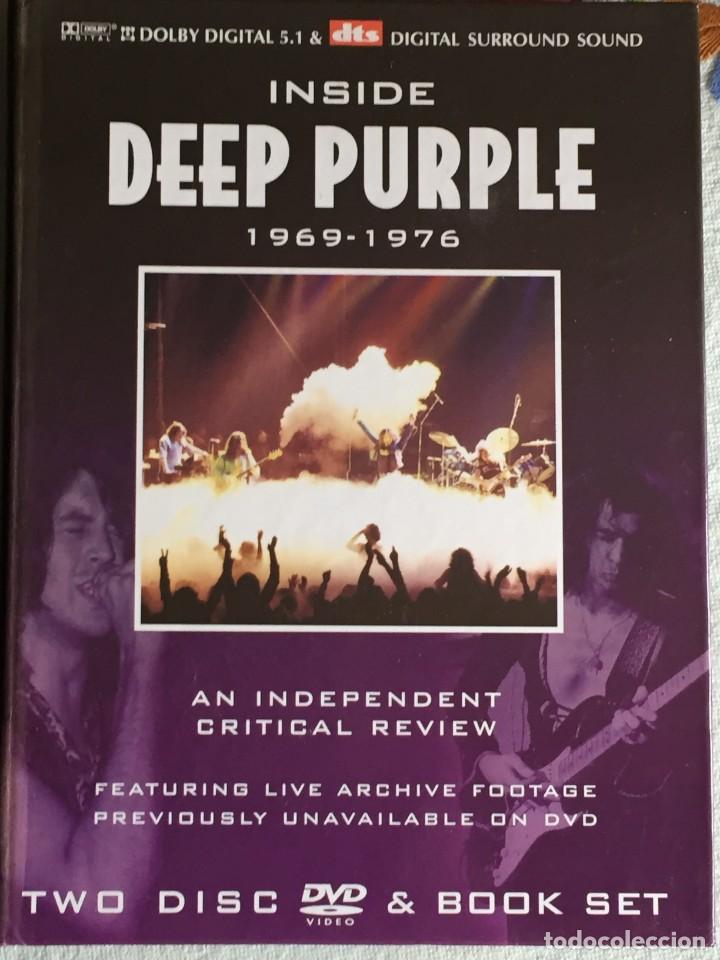 V&iacute;deos y DVD musicales: DEEP PURPLE INSIDE 1969 1976 - Foto 1