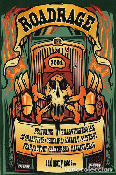 Music Videos and DVDs: Roadrage 2004 DVD DE METACRILATO PRECINTADO-MACHINE HEAD-FEAR FACTORY-SLIPKNOT-SOULFLY ECT