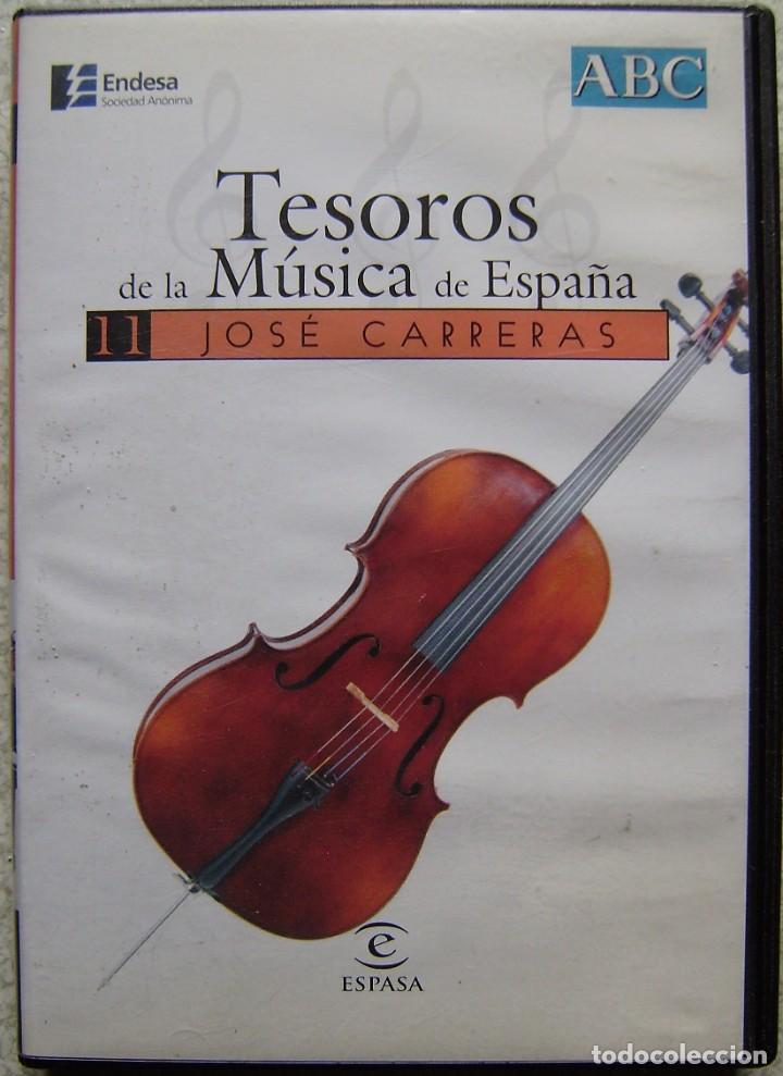 Musikvideos und DVDs: JOSE CARRERAS.TESOROS DE LA MUSICA DE ESPA&Ntilde;A...PEDIDO MINIMO 5&euro;