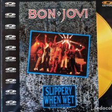 Vídeos y DVD Musicales: BON JOVI SLIPPERY WHEN WET - CD VIDEO - RARO - 1987. Lote 331579778
