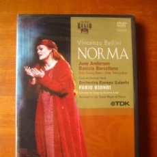 Vidéos y DVD Musicaux: NORMA (OPERA BELLINI) (JUNE ANDERSON DANIELA BARCELLONA) (TEATRO REGIO DI PARMA) (DVD PRECINTADO). Lote 332391808