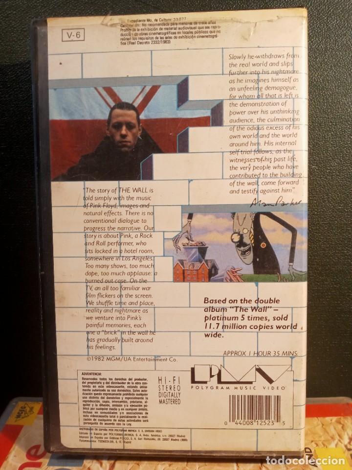 V&iacute;deos y DVD musicales: VHS - PINK FLOYD , The Wall. - Foto 2