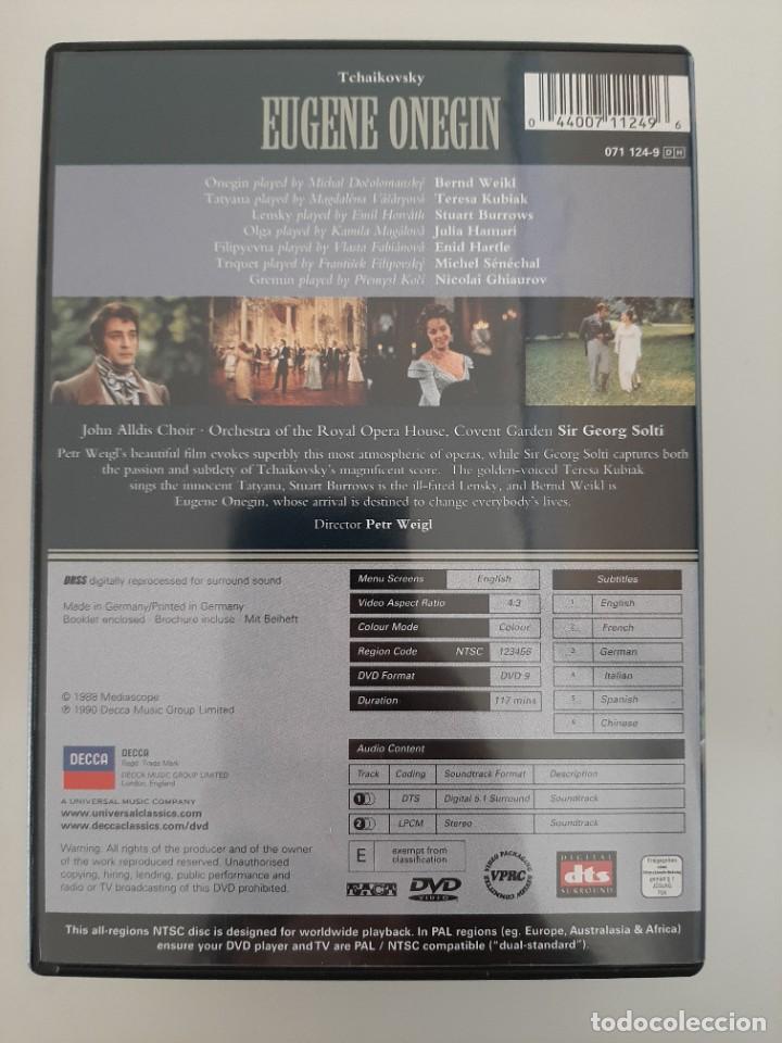 V&iacute;deos y DVD musicales: &Oacute;PERA EUGENE ONEGIN. TCHAIKOVSKY. DECCA. DVD - Foto 2