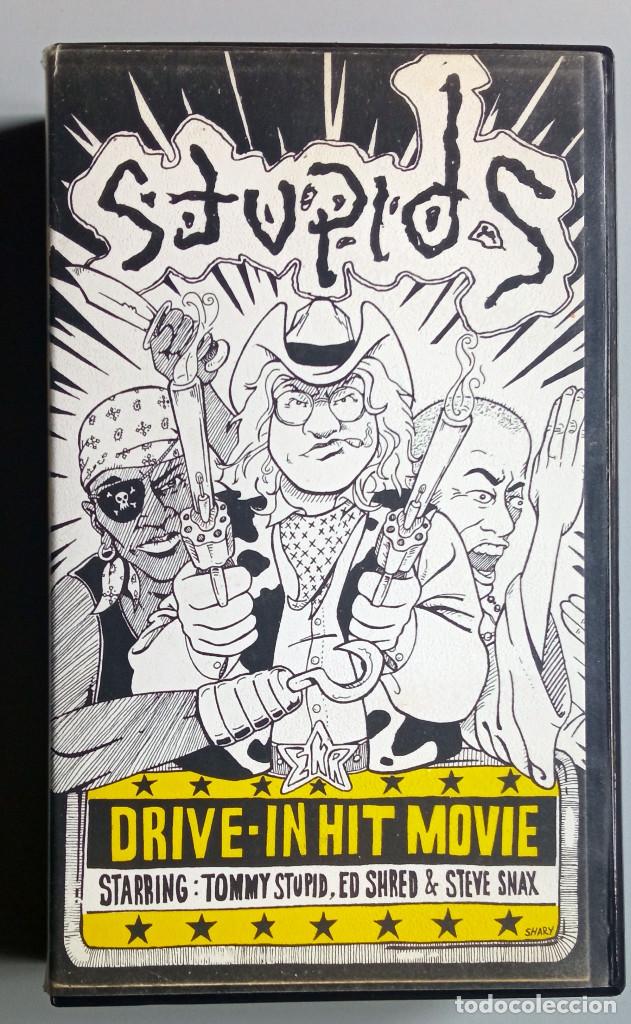 Vid&eacute;os y DVD Musicaux: STUPIDS - Drive-in Hit Movie: VHS 1988 LIVE HARDCORE PUNK 7 SECONDS DAG NASTY BRITCORE RARE ITEM