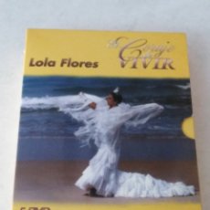 Vídeos y DVD Musicales: CORAJE DE VIVIR LOLA FLORES ( 5 DVD ). Lote 336604418