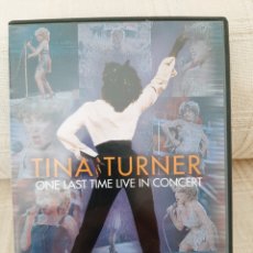 Vídeos y DVD Musicales: TINA TURNER. ONE LAST TIME LIVE IN CONCERT. Lote 336821273