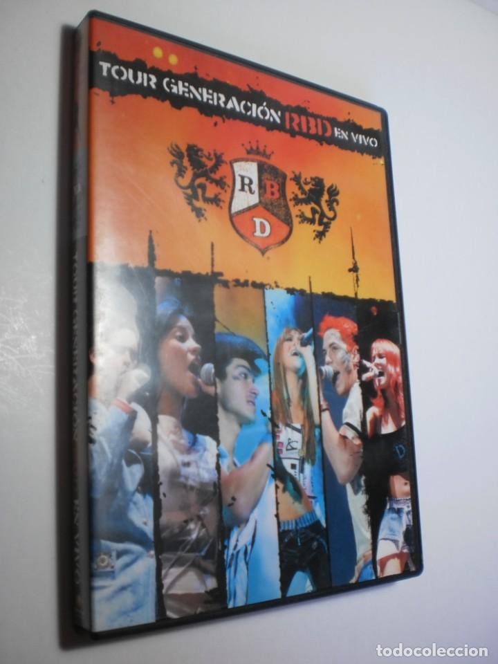 V&iacute;deos y DVD Musicales: dvd tour generation RBD en vivo. 140 minutos. con inserto EMI 2006 (buen estado)