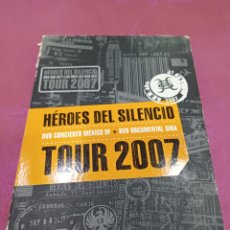 Vídeos y DVD Musicales: 2 DVD - HÉROES DEL SILENCIO - TOUR 2007. Lote 341377123