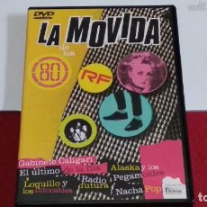 Vídeos y DVD Musicales: DVD ( LA MOVIDA DE LOS 80 )LOQUILLO, ILEGALES, ALASKA, TINO CASAL, RADIO FUTURA, BURROS, RAMONCÍN. Lote 346413418