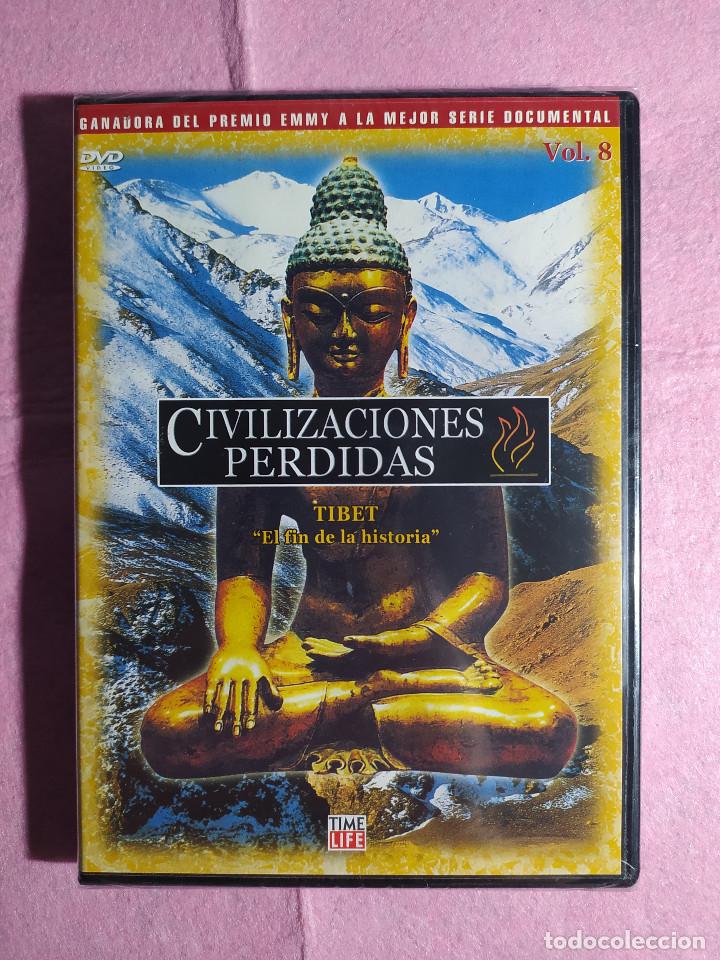 V&iacute;deos e DVD Musicais: DVD CIVILIZACIONES PERDIDAS - TIBET El Fin De La Historia Vol. 8 - NUEVO / PRECINTADO