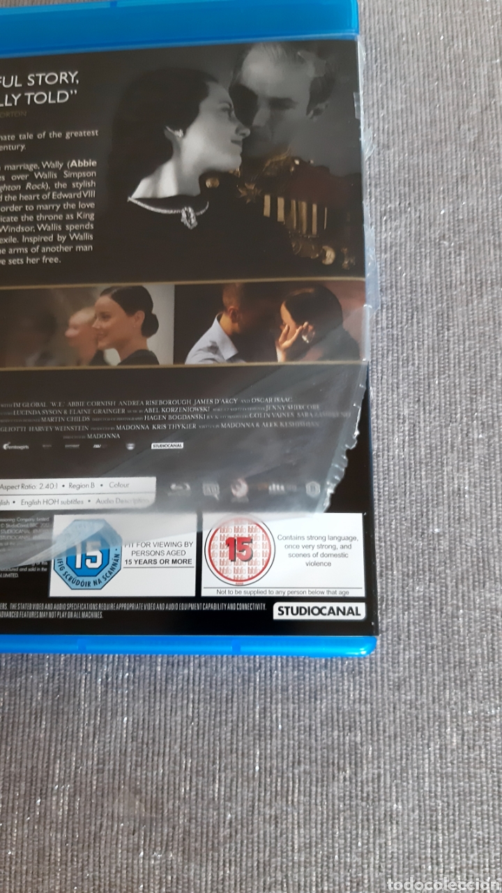 V&iacute;deos y DVD musicales: BLU-RAY &rdquo;W.E.&rdquo; MADONNA - Foto 2