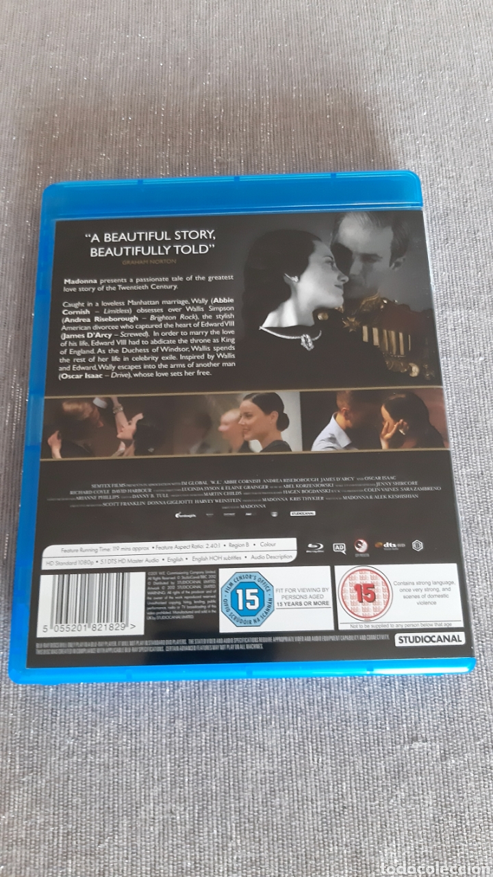 V&iacute;deos y DVD musicales: BLU-RAY &rdquo;W.E.&rdquo; MADONNA - Foto 6