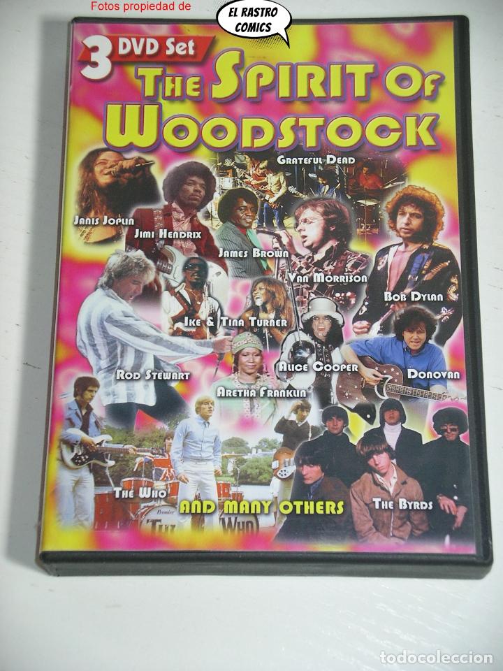 Vid&eacute;os y DVD Musicaux: The Spirit of Woodstock, triple, con 3 DVD, 54 tracks, D8