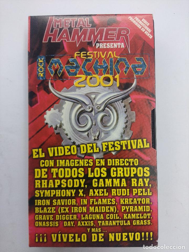 Music Videos and DVDs: FESTIVAL ROCK MACHINA 2001/BRUCE DICKINSON-SAVATAGE-SUICIDAL TENDENCIES/VHS METAL.