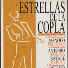 Vídeos y DVD Musicales: ESTRELLAS DE LA COPLA MANOLO ESCOBAR ANTONIO MOLINA JOSELITO FARINA MAIRENA 4 DVDS. Lote 352677024