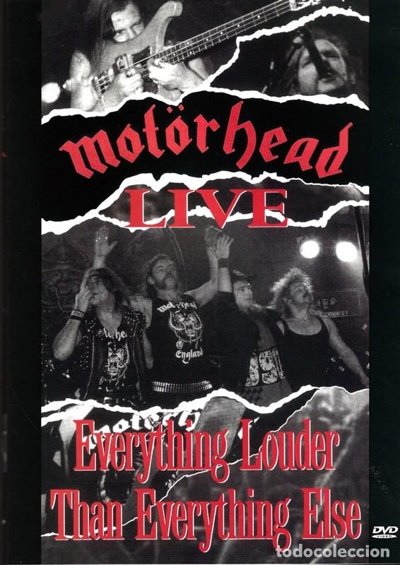 V&iacute;deos y DVD musicales: MOT&Ouml;RHEAD LIVE &uml;EVERYTHING LOUDER THAN EVERYTHING ELSE&uml; - Foto 1