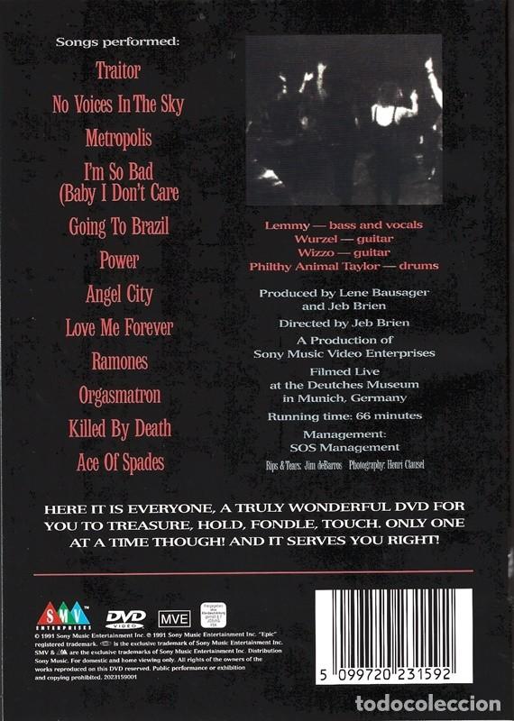 V&iacute;deos y DVD musicales: MOT&Ouml;RHEAD LIVE &uml;EVERYTHING LOUDER THAN EVERYTHING ELSE&uml; - Foto 2