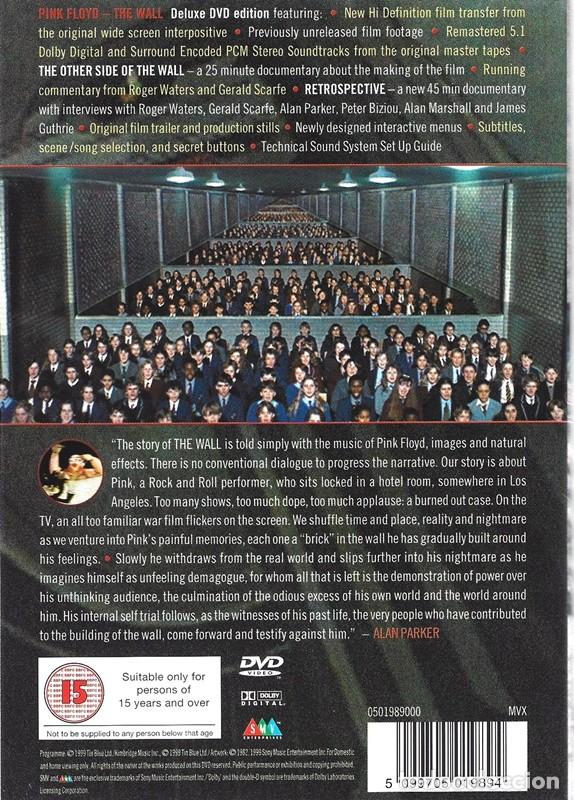 V&iacute;deos y DVD musicales: PINK FLOYD &uml;THE WALL&uml; - Foto 2