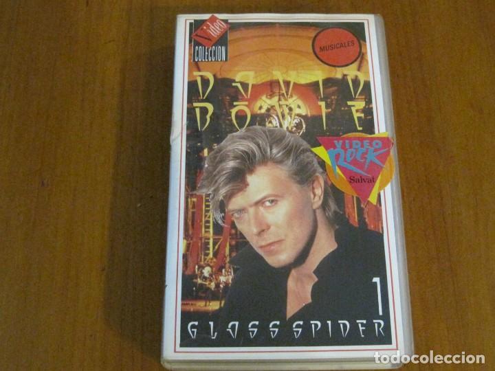 V&iacute;deos y DVD musicales: DAVID BOWIE - GLASS SPIDER VHS - Foto 1