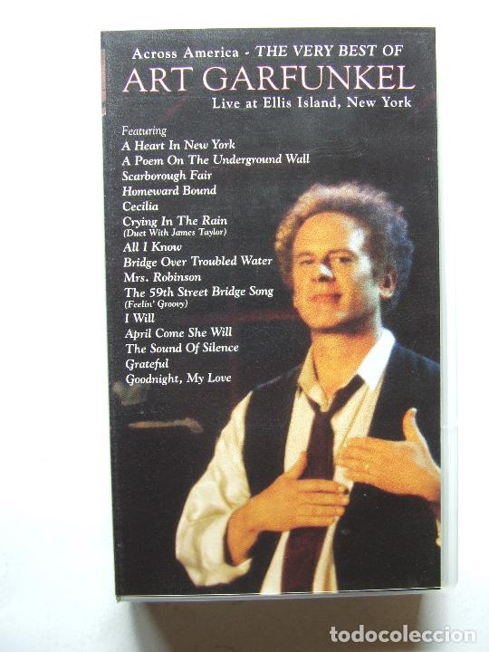V&iacute;deos y DVD Musicales: CINTA VIDEO VHS THE VERY BEST OF ART GARFUNKEL ACROSS AMERICA LIVE AT ELLIS ISLAND NEW YORK