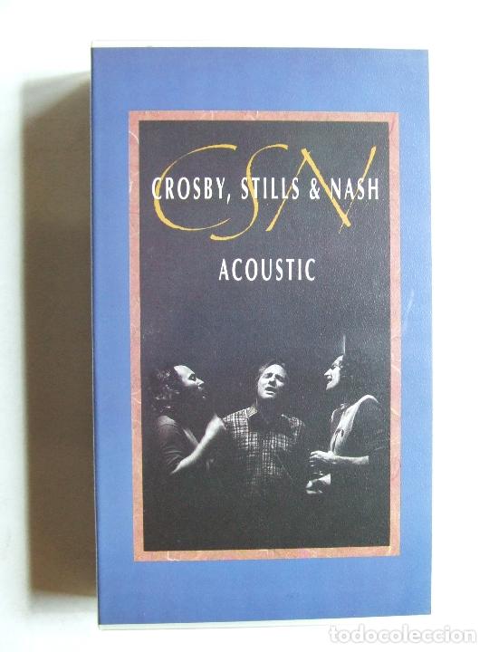 Musikvideos und DVDs: CINTA VIDEO VHS CROSBY STILLS & NASH ACOUSTIC