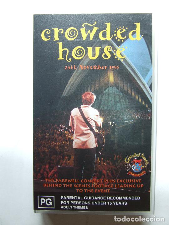 Musikvideos und DVDs: CINTA VIDEO VHS CROWDED HOUSE EN DIRECTO 24th NOVEMBER 1996