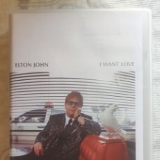 Vídeos y DVD Musicales: ELTON JOHN- I WANT LOVE. Lote 363102970