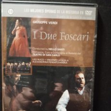 Vídeos y DVD Musicales: I DUE FOSCARI - VERDI LAS MEJORES OPERAS DE LA HISTORIA EN VOL. 19 (SLIM) (EL MUNDO) DVD PEPETO. Lote 366141386