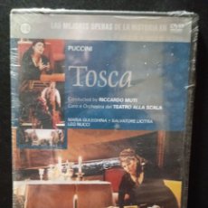 Vídeos y DVD Musicales: PUCCINI - TOSCA - DVD PRECINTADO - RICCARDO MUTI - TEATRO ALLA SCALA - GULEGHINA - LICITRA - PEPETO. Lote 366142101