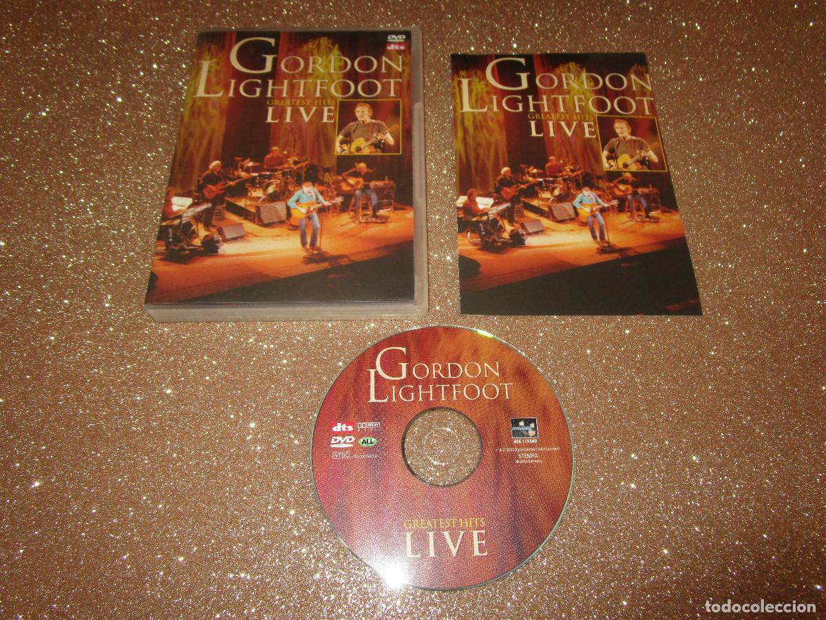 V&iacute;deos y DVD Musicales: GORDON LIGHTFOOT ( GREATEST HITS LIVE ) - DVD - ACE 115580 - FIJARSE BIEN CARATULA Y BACK COVER