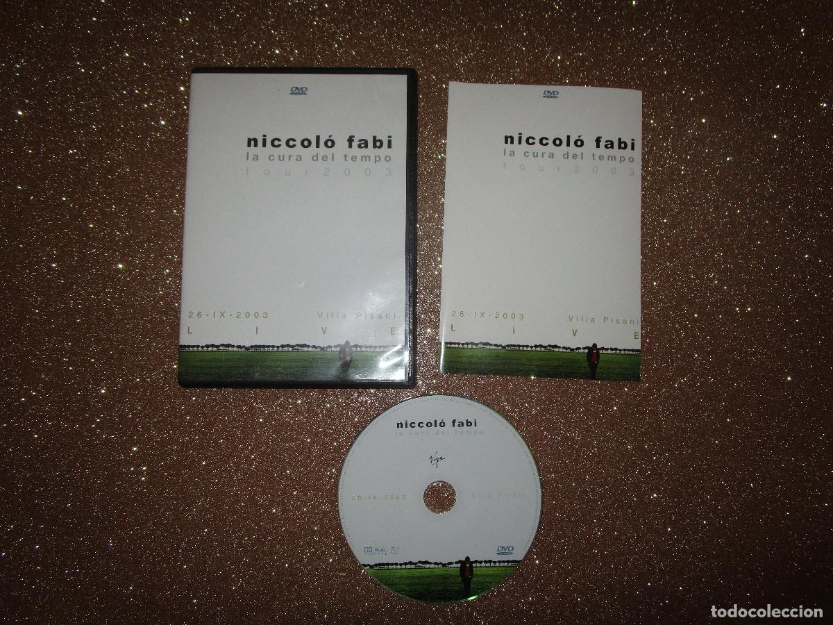V&iacute;deos e DVD Musicais: NICCOLO FABI ( LA CURA DEL TEMPO / TOUR 2003 ) - DVD - VIRGIN