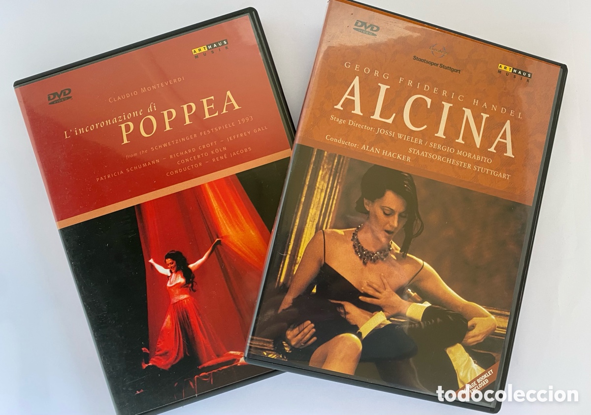 Musikvideos und DVDs: Poppea- MonteVerdi . Alcina -HandelDVD. Art Haus .