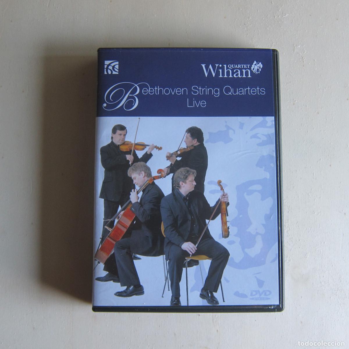 V&iacute;deos y DVD musicales: BEETHOVEN STRING QUARTETS LIVE - WIHAN QUARTET - DVD - Foto 1
