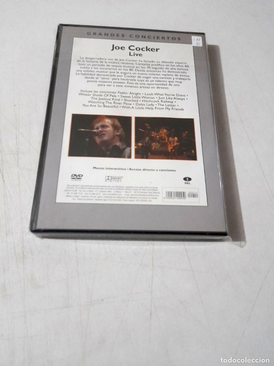 V&iacute;deos y DVD musicales: JOE COCKER &rdquo;LIVE&rdquo; DVD COMO NUEVO - Foto 2