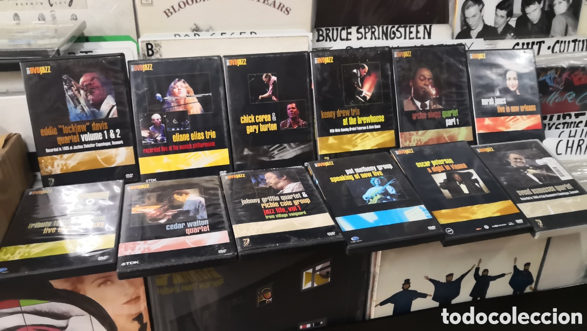 Musikvideos und DVDs: Lote 12 DVDs jazz