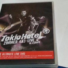 Vídeos y DVD Musicales: TOKIO HOTEL / ZIMMER 483-LIVE IN EUROPE DVD DOBLE 2007 UNIVERSA - ROCK METAL LIBRETOS - MUY POCO USO
