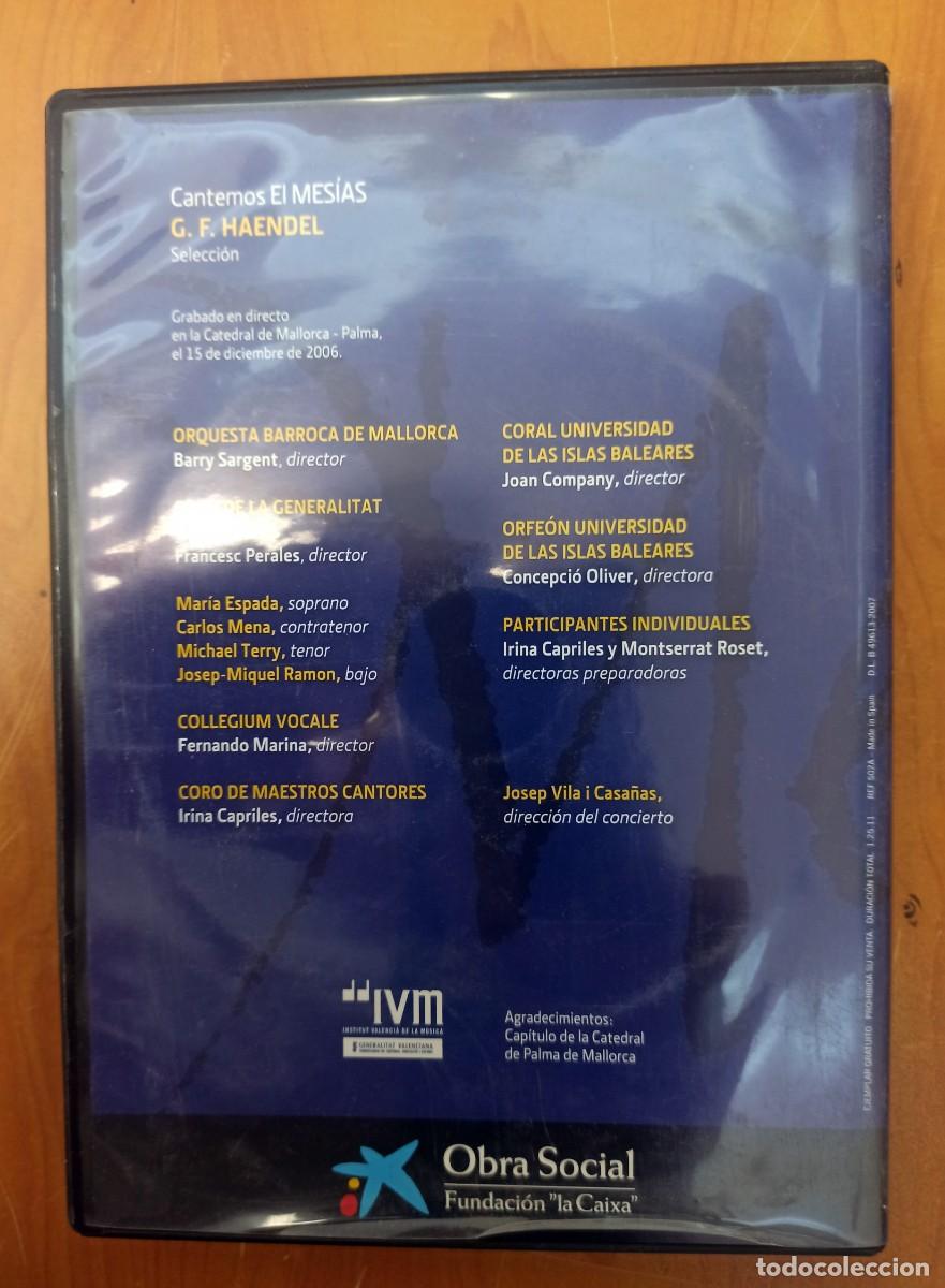 V&iacute;deos y DVD musicales: DVD EL MESIAS DE HANDEL - Foto 3