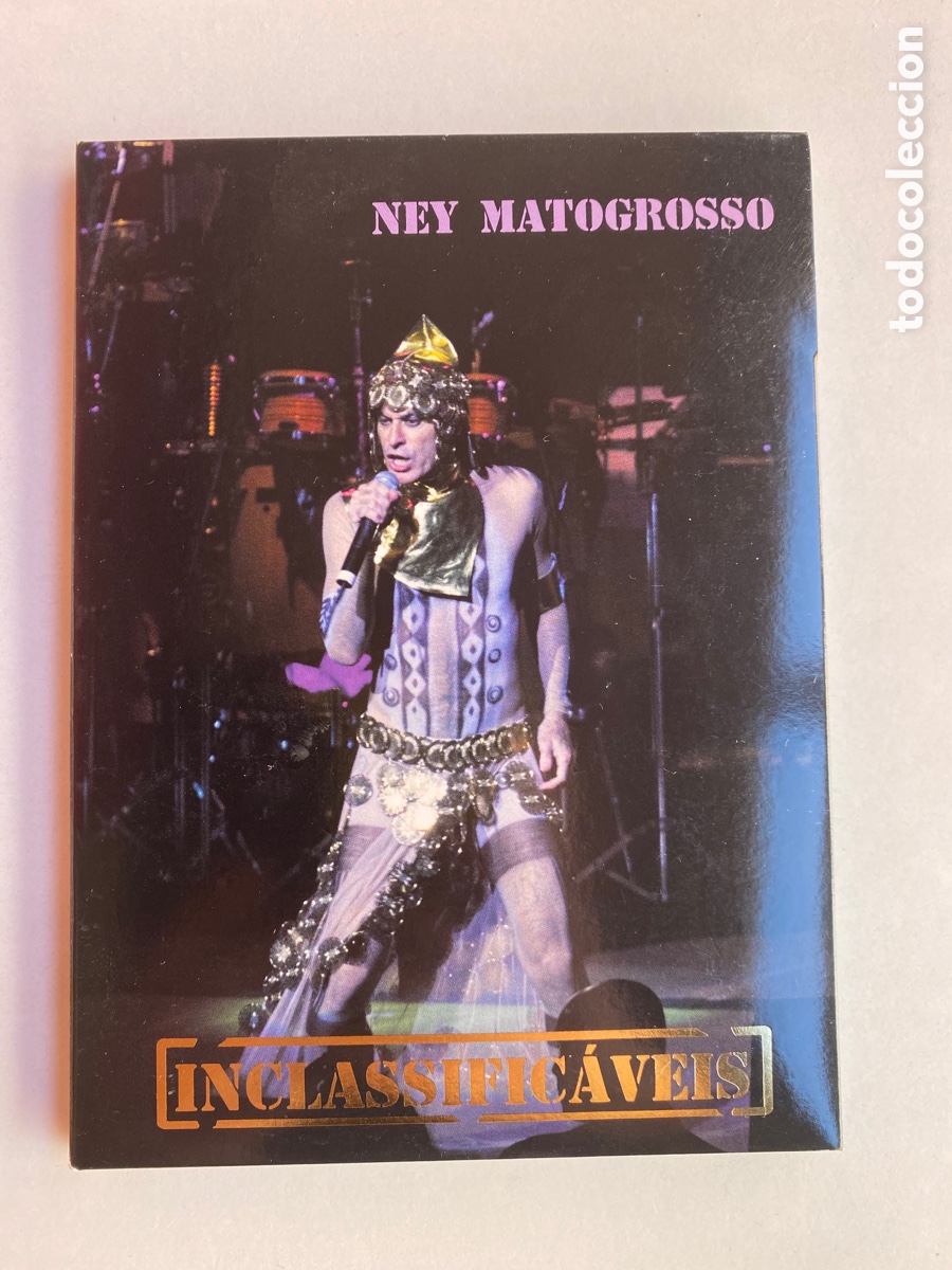 Video e DVD Musicali: NEY MATOGROSSO-INCLASSIFICAVEIS-DVD BRASIL-RARO